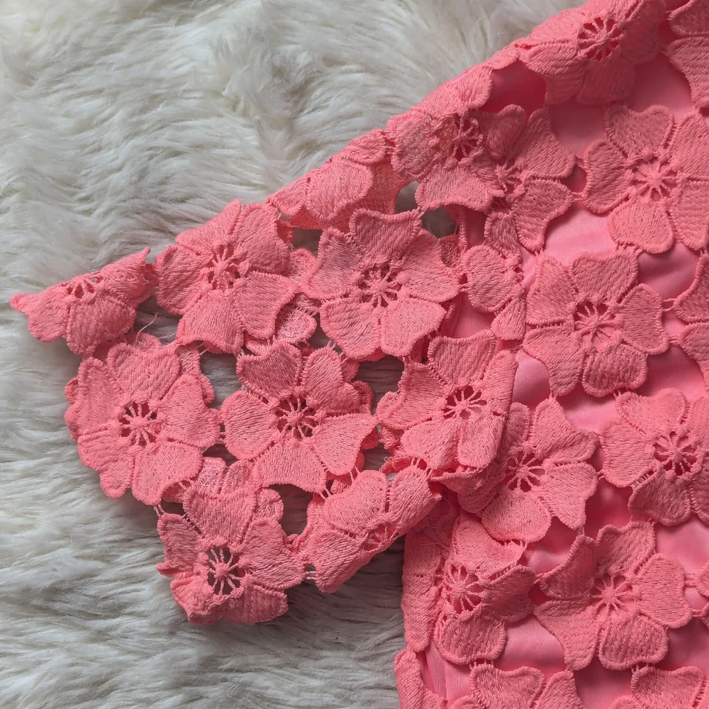 EUC Petal & Pup Tallie Mini Dress in Watermelon - Picture 15 of 16